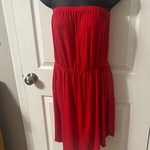 Strapless sundress or coverup